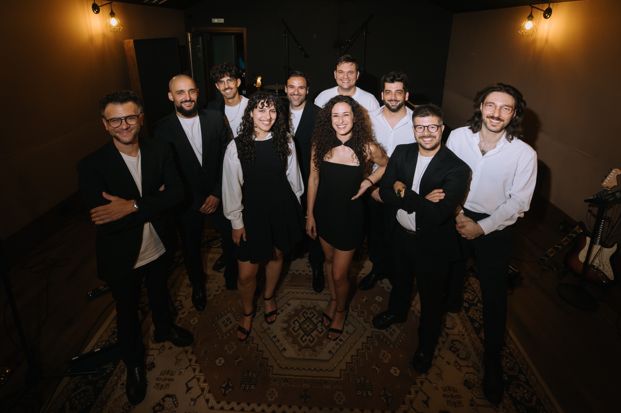 A formação completa da Gala Grooves reunida